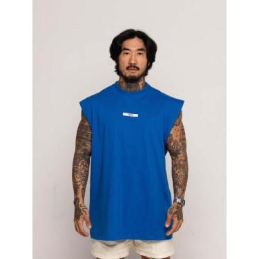 Imagem de Regata Oversized Rubber - thpe store, Azul royal, P