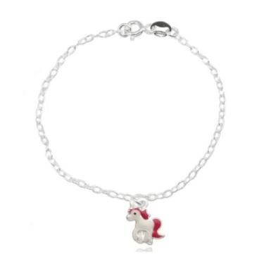 Imagem de Pulseira Prata Infantil Prata 925 Original Delicado - Lojas La&Ny Prat