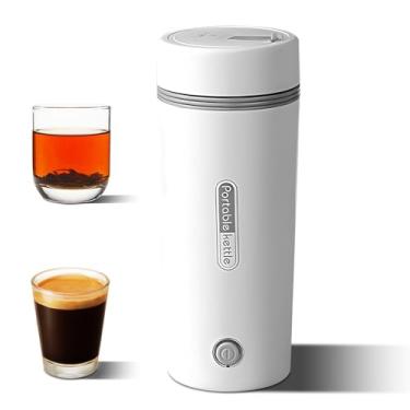 Imagem de Bule elétrico portátil para ferver água pequeno de chá e café Fermentador Aço inoxidável 304 grau alimentar Protetor contra vazamentos Aquecedor quent