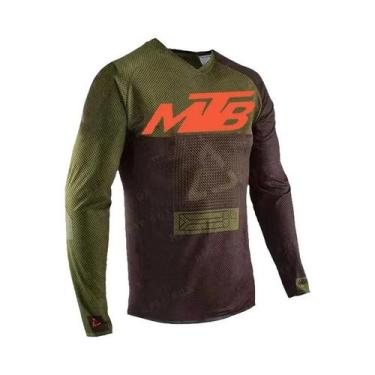 Imagem de Camisa De Ciclismo Unissex 2025 Para Motocross, Mountain Enduro, MTB, 