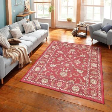 Imagem de Tapete Sala Nobre 2,00x2,50 Antider Domani Petunia Vermelho