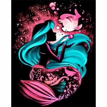 Imagem de JYLMOOD Kits de pintura de diamante de desenho animado para adultos, kits de arte de diamante 5D para iniciantes, faça você mesmo, broca completa, strass com ferramentas, acessórios para decoração de