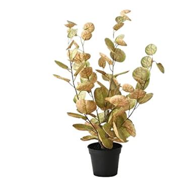 Imagem de Plantas falsas, planta artificial, bonsai artificial, lindas plantas falsas para sala de estar, manto, janela, entrada, vaso artificial, plantas artificiais, ambientes internos e externos, 60 cm