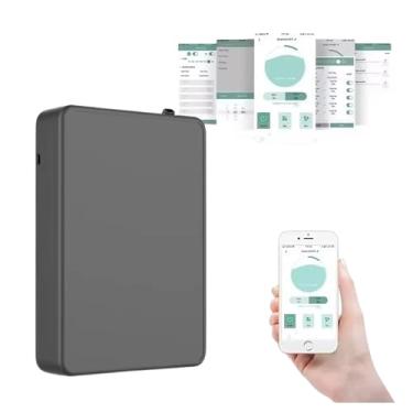 Imagem de Difusor de Aroma Inteligente com Bluetooth e Controle por App, Montagem em Parede, Cobertura 500m³, Bateria ou USB-C, Display LCD, Atomização Silenciosa