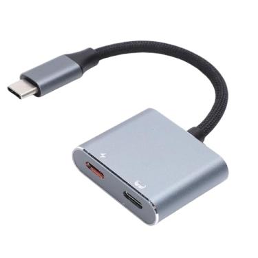Imagem de ASHATA Óculos USB C para AR e Adaptador de Carregamento, 4K @ 60 Hz PD 100 W para Carregamento e Reprodução do Steam Deck, para ROG All, Smartphones, Câmeras, Laptops, Tablets