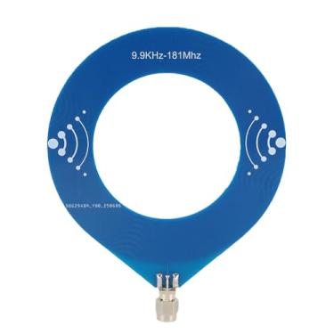 Imagem de Jectse Antena de Pequeno, Faixa de Frequência de 9,9 KHz a 181 MHz RP SMA Conector Macho FM AM SW Antena Donut para Rádio Definido por Software, Com Conversor de Baixa Impedância