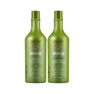 Imagem de Kit Inoar Argan Oil System Argan Oil Salon Duo (2 Produtos)