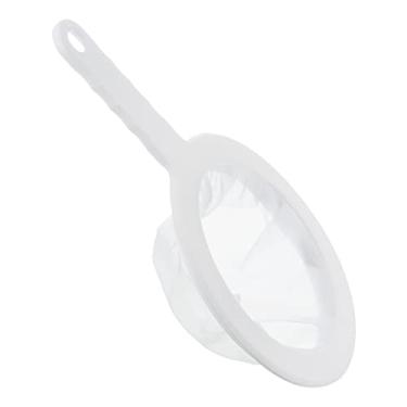 Imagem de Filtro de alimentos 23 x 15 cm, filtros de malha de cozinha 450, peneira de malha fina com alça para filtro, suco, café, leite de soja, branco