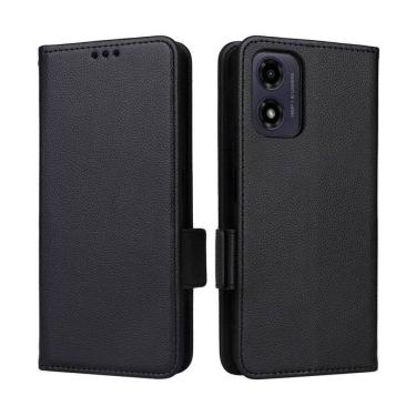 Imagem de Capa Carteira + Pelicula Hidrogel Compatível Para Moto G24