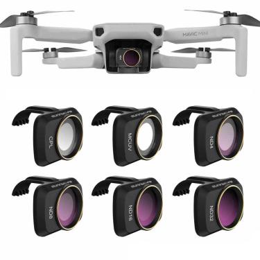 Imagem de Filtro de lente 6pcs UV, CPL, ND 4/8/16/32 para drone Mavic Mini e Mini 2