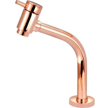 Imagem de Torneira De Mesa Para Lavatório Fit 1-4 De Volta Bica Baixa 1197 Rose - Vtm297rwb - Esteves