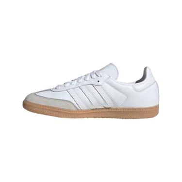 Imagem de adidas Tênis feminino Samba Og com cadarço casual - branco, Multi, 9.5 Wide