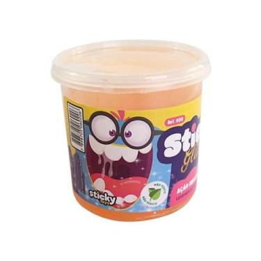 Imagem de Kit 10 Potes De Slime Geleca 130G Glitter Elástico Atóxico - Sticky To