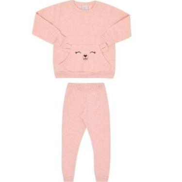 Imagem de Conjunto Moletom Blusão e Calça Pulla Bulla 50226-Feminino