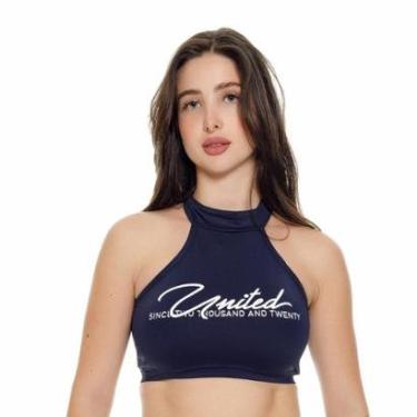 Imagem de Top Gola Alta United Assinatura - Vermelho - P-Feminino