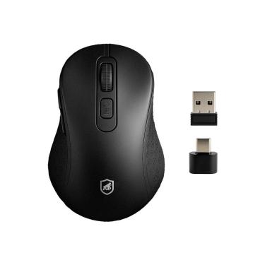 Imagem de Mouse sem Fio com Adaptador Tipo C e USB-A - Hybrid - Gshield