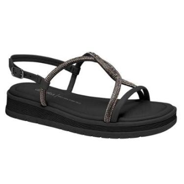 Imagem de Sandalia Papete Dakota Strass Brilho Conforto Feminina-Feminino