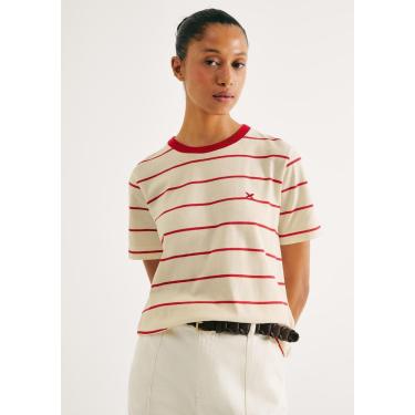 Imagem de Camiseta Feminina Fio Tinto Listrada-Feminino