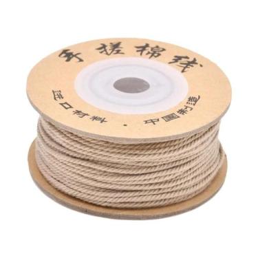 Imagem de Corda De Algodão Trançada De 3 Fios Para Macramê, Fio Para Miçangas, C