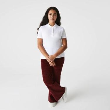 Imagem de Camisa Polo Lacoste em Piqué de Algodão com Stretch Feminina-Feminino