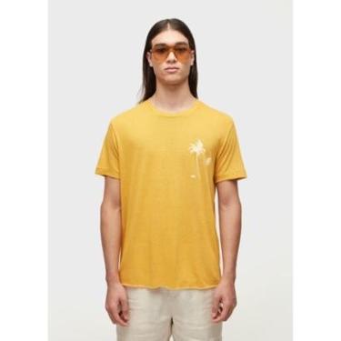 Imagem de T-shirt palm tree light linen OSKLEN-Masculino