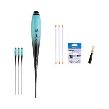 Imagem de Boia Luminosa Nano Para Pesca (3 Peças) Com Tubos, Sem Cauda, Para Rio