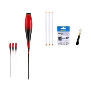 Imagem de Boia Luminosa Nano Para Pesca (3 Peças) Com Tubos, Sem Cauda, Para Rio