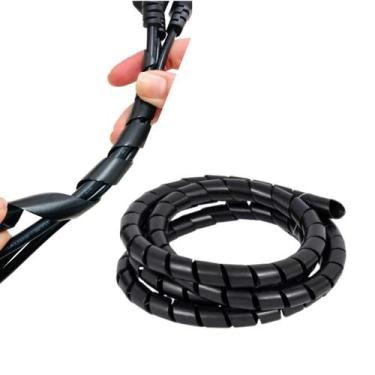 Imagem de Organizador de Fios e Cabos com Aplicador 20mmx2m - Preta - STARTOOLS