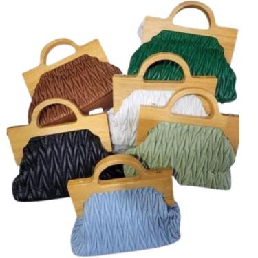 Imagem de Bolsa Feminina Transversal Clutch Shopbag Bolsa de Mão Com Alça, Verde