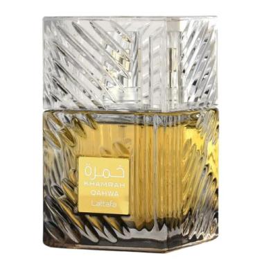 Imagem de Perfume Masculino Árabe Khamrah Qahwa Lattafa Fracionado Original 2ml