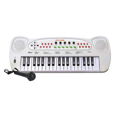 Imagem de Teclado Piano Musical Com Microfone 8 Ritmos Dm Toys, DM Toys