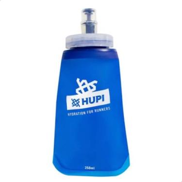 Imagem de Garrafa Dobrável HUPI Soft Flask Boca Larga, Cor: Azul, Tamanho: 250ML