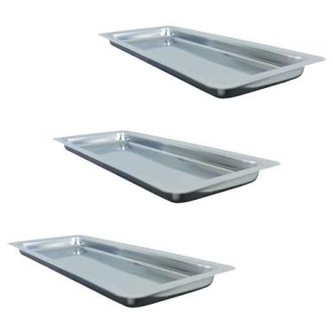 Imagem de Bandeja lisa econox 22x09x1,5 kit 3un fami, 22x09x1,5