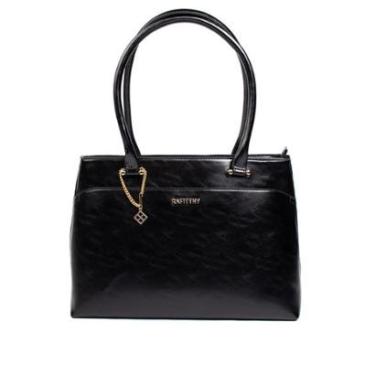 Imagem de Bolsa Feminina Rafitthy Tote Grande Estruturada Preto-Unissex