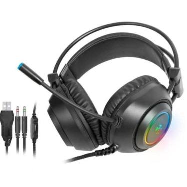 Imagem de Headset Gamer Fortrek Crusader P2 Usb Rgb Preto