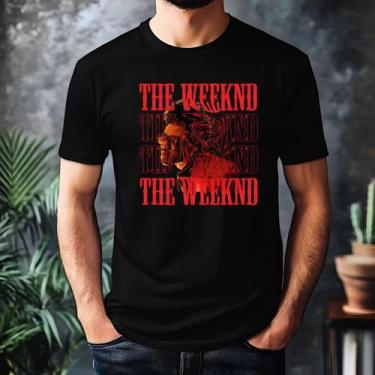 Imagem de Camiseta The Weeknd 100% Algodão Mode 03 - Estamparia & Co, Preto, GG
