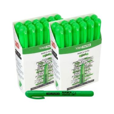 Imagem de Lote 2 Caixas Marca Texto Em Gel Escolar 24 Pecas Yin's - - YINSBRASIL