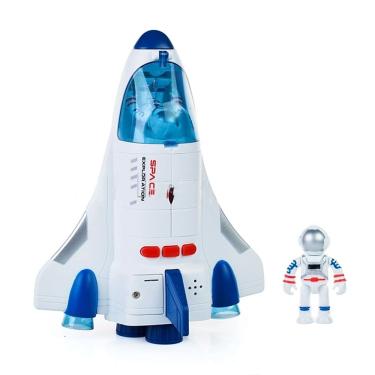 Imagem de Ônibus Espacial Com Mini Astronauta - Space Exploration - Pioneer - Com Luz E Som - 20 Cm - Yes Toys