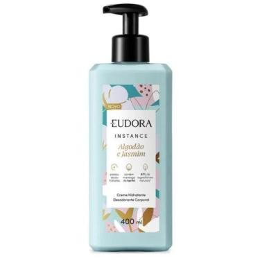 Imagem de Creme Hidratante Corporal Eudora Instance Algodão e Jasmim 400ml