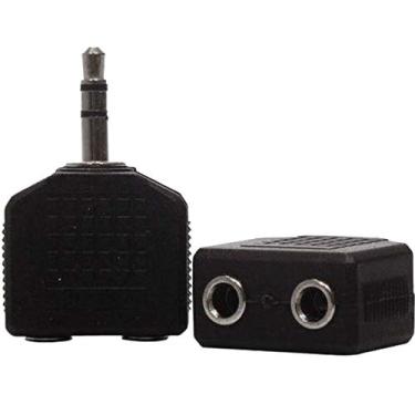 Imagem de Adaptador Duplicador Audio Reprodução Fone De Ouvido Mesa de Som MP3 1
