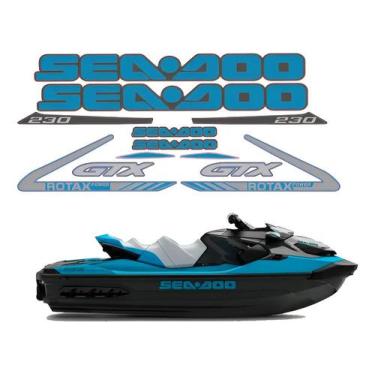 Imagem de Kit Adesivos Jet Ski Seadoo GTX 230 2018 Compatível - SPTS