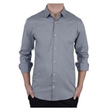 Imagem de Camisa Social Masculina ML Reserva Cinza - 0097-Masculino