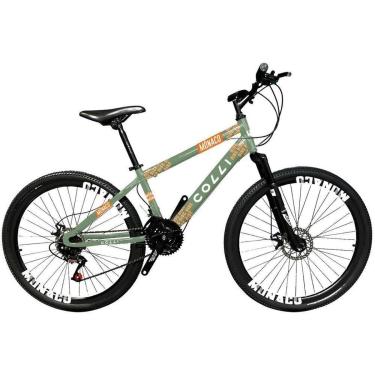 Imagem de Bicicleta Aro 26" Colli Mônaco Freio a Disco de Aço 21 Marchas-Unissex