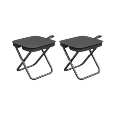 Imagem de Cadeira De Camping Portátil Ultra Leve E Dobrável, Banqueta De Viagem,