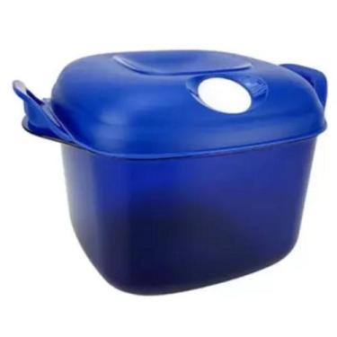 Imagem de Cristal Pop 1,9 Litros  Quadrada Azul (Policarbonato) Tupperware