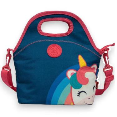 Imagem de Lancheira Bolsa Escolar Unicórnio Térmica College Xeryus