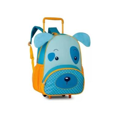 Imagem de Mochila C/ 02 Divisórias de Rodinha Infantil Pets Alças Acolchoadas Es
