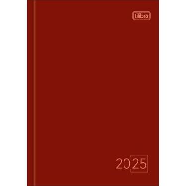 Imagem de Agenda Costurada Diária 14,5 x 20,5 cm Spice Cores 2025 Tilibra 4947, 
