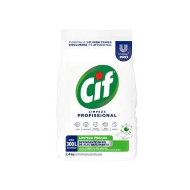 Imagem de Limpador em Pó Cif 2,4kg Multiuso Profissional Pesado Pisos Tecidos Az