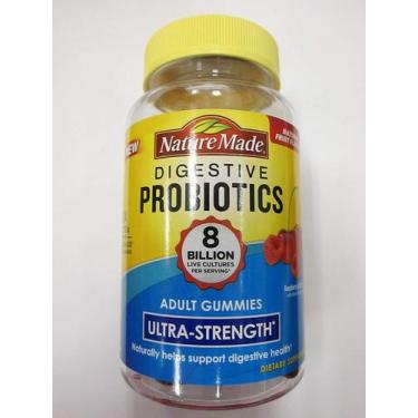 Imagem de Probióticos Digestivos Nature Made Ultra Potência 42 Gummies
